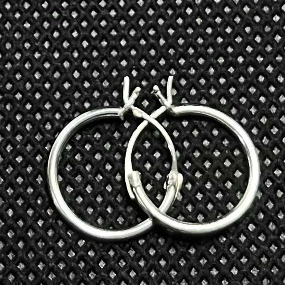 Arracadas de Plata 925 Silver Hoop‎ Earrings for Women